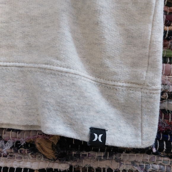 Hurley Est. 1999 Red Logo Long Sleeve Grey Lightweight Crewneck Sweater Large - Picture 9 of 13